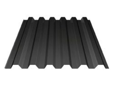 Trapezoidal sheet wall 10