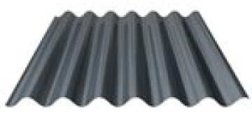 Corrugated sheet roof 13