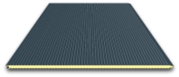 Sandwichplatte Wand - 40mm - RAL 7016 Mikro