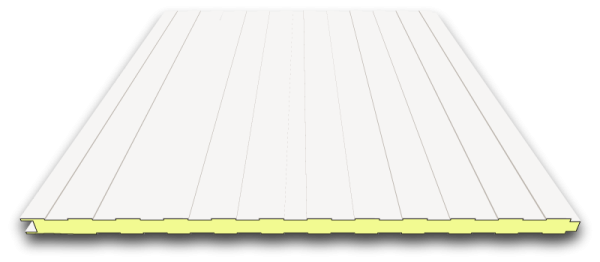 Sandwichplatte Wand - 40mm - RAL 9002 Sandwichplatte Wand - 40mm - RAL 9002