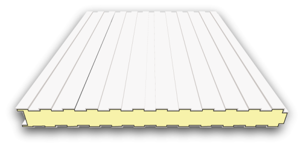 Insulated wall panels RAL 9002 Insulated wall panels RAL 9002