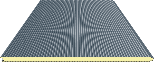 Insulated wall panels RAL7016 Insulated wall panels RAL7016
