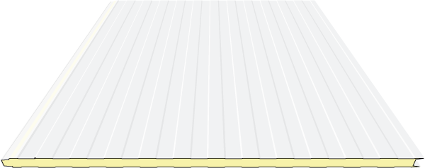 insulated wall panel - 40mm - RAL 9002 insulated wall panel - 40mm - RAL 9002