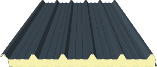 Insulated roof panels - RAL 7016 Insulated roof panels - RAL 7016
