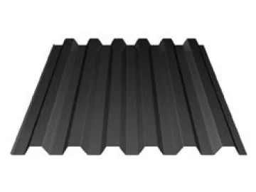 Trapezoidal sheet wall 10