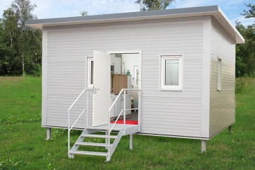 Ready to connect, completely furnished residential containers Ready to connect, completely furnished residential containers