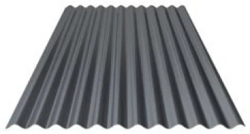 Corrugated sheet wall 01
