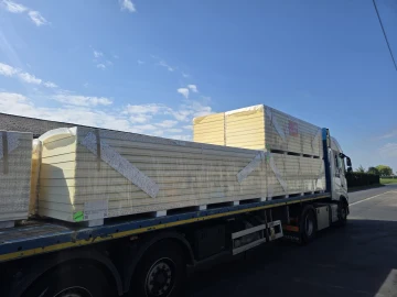 Sandwichplatten Kühlraum glatt beidseitig RAL9010
