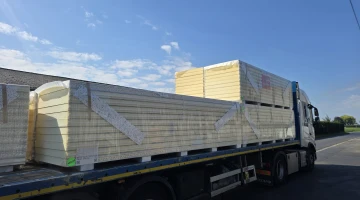 Sandwichplatten Kühlraum glatt beidseitig RAL9010
