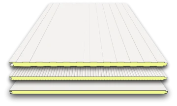 Sandwichplatten Wand offener Befestigung Sandwichplatten Wand offener Befestigung