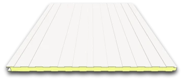 Sandwichplatte Wand - 40mm - RAL 9002