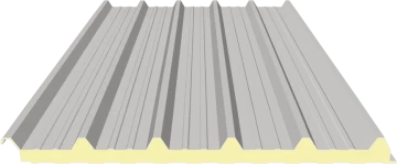 Dachplatten - 40 mm - ral9002 Dachplatten - 40 mm - ral9002