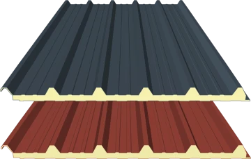 Sandwichpaneele - 40mm - RAL7016, RAL8012