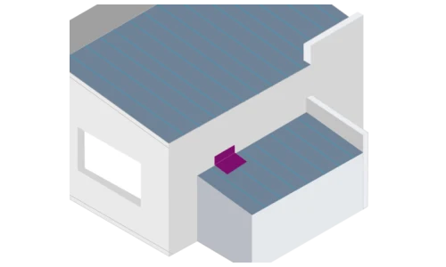 Vægtilslutningsplade